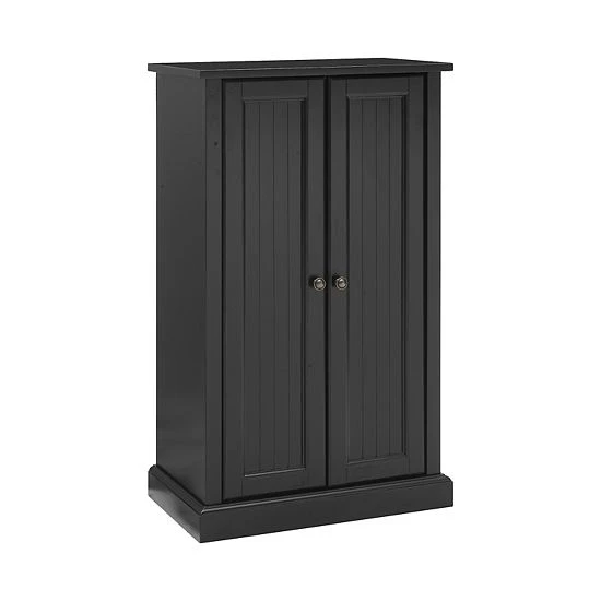 Crosley Seaside Accent Cabinet Distressed Black - Image 5