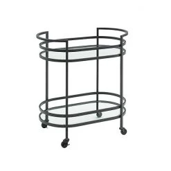 Crosley Bailey 2-Tier Bar Cart Matte Black -Crosley Shop unnamed file 1090