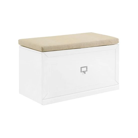 Crosley Harper Entryway Bench Gray 7 Crosley Harper Entryway Bench Gray - Image 5