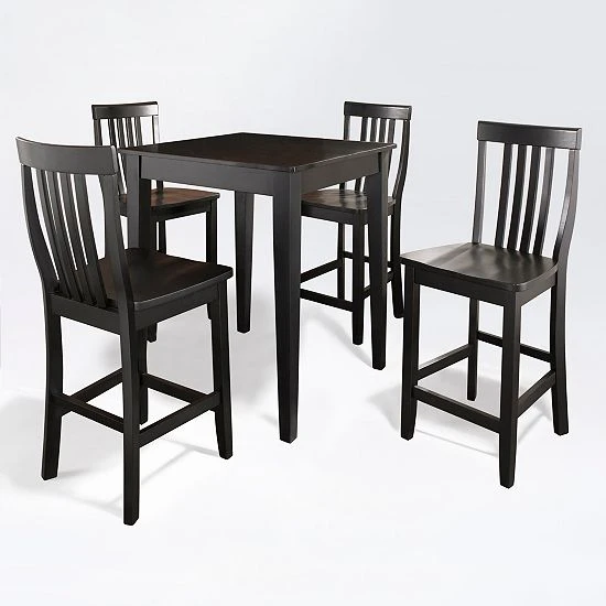Crosley Furniture 5-piece Dining Set Mahogany 3 Crosley Furniture 5-piece Dining Set Mahogany