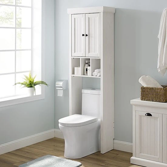 Crosley Seaside Space Saver Bathroom Cabinet 5 Crosley Seaside Space Saver Bathroom Cabinet - Image 3