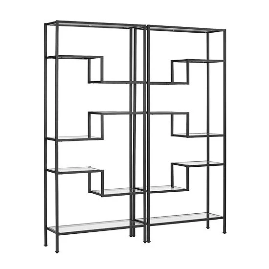 Crosley Sloane 2-Piece Etagere Set 3 Crosley Sloane 2-Piece Etagere Set