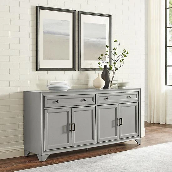 Crosley Tara Sideboard Distressed Gray - Image 2
