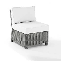 Crosley Bradenton Wicker Sectional Center Patio Chair White Brown 20 Crosley Bradenton Wicker Sectional Center Patio Chair White Brown -Crosley Shop unnamed file 154