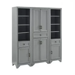 Crosley Tara Pantry 3-piece Set Distressed Gray 11 Crosley Tara Pantry 3-piece Set Distressed Gray -Crosley Shop unnamed file 1586