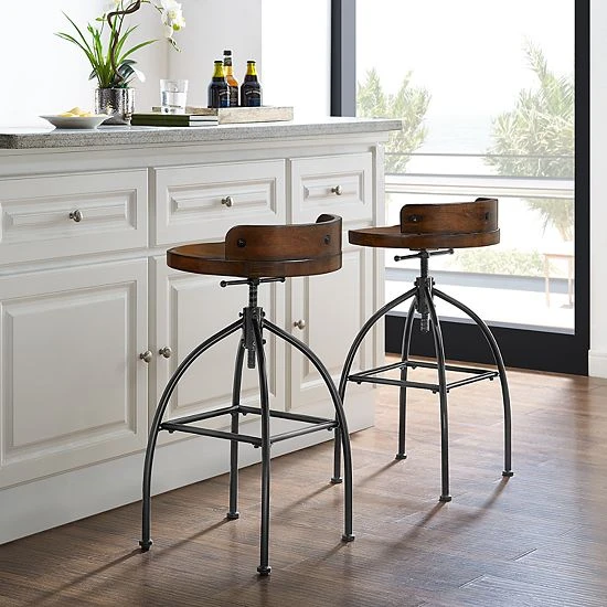 Crosley Edison Adjustable Height Stool - Image 2