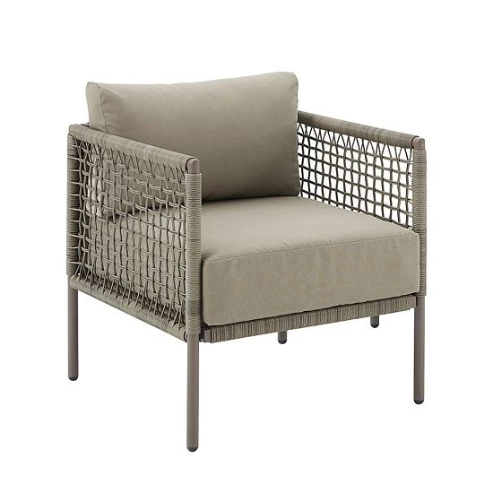 Crosley Cali Bay Outdoor Wicker Arm Chair 2-Piece Set - Image 2