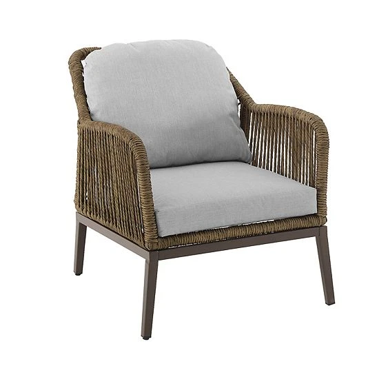 Crosley Haven Outdoor Wicker Arm Chair 2-Piece Set 4 Crosley Haven Outdoor Wicker Arm Chair 2-Piece Set - Image 2