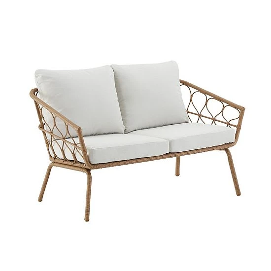 Crosley Juniper Outdoor Wicker Conversation 2-Piece Set 4 Crosley Juniper Outdoor Wicker Conversation 2-Piece Set - Image 2