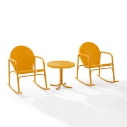 Crosley Griffith Patio Rocking Chair & End Table 3-piece Set