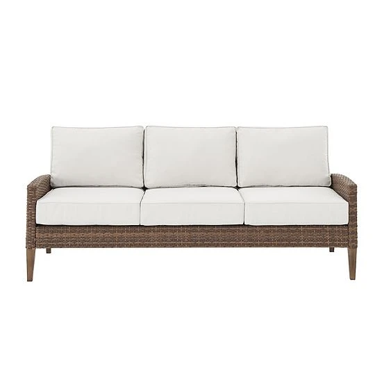 Crosley Capella Patio Wicker Couch 4 Crosley Capella Patio Wicker Couch - Image 2