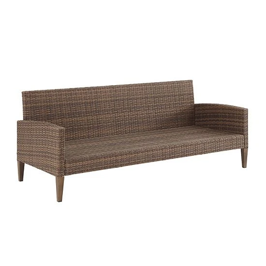 Crosley Capella Patio Wicker Couch 5 Crosley Capella Patio Wicker Couch - Image 3