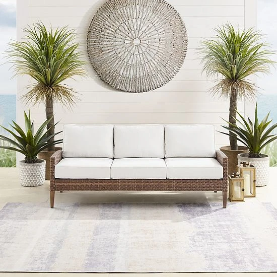 Crosley Capella Patio Wicker Couch 8 Crosley Capella Patio Wicker Couch - Image 6