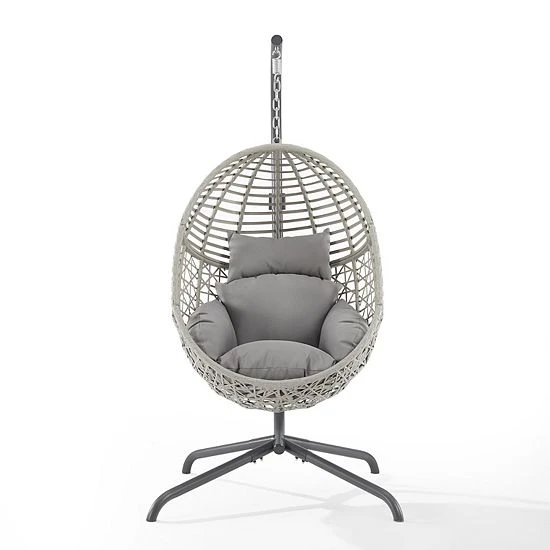 Crosley Lorelei Indoor / Outdoor Wicker Hanging Egg Patio Chair 4 Crosley Lorelei Indoor / Outdoor Wicker Hanging Egg Patio Chair - Image 2