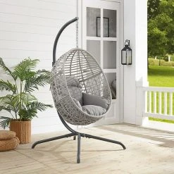 Crosley Lorelei Indoor / Outdoor Wicker Hanging Egg Patio Chair 12 Crosley Lorelei Indoor / Outdoor Wicker Hanging Egg Patio Chair -Crosley Shop unnamed file 1788