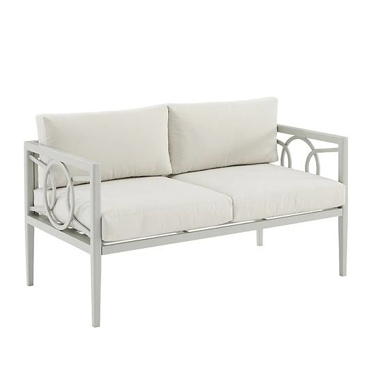 Crosley Ashford Outdoor Metal Conversation 2-Piece Set 4 Crosley Ashford Outdoor Metal Conversation 2-Piece Set - Image 2