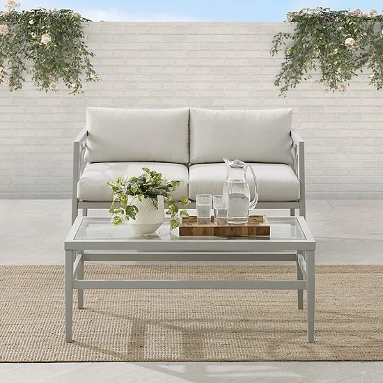 Crosley Ashford Outdoor Metal Conversation 2-Piece Set 7 Crosley Ashford Outdoor Metal Conversation 2-Piece Set - Image 5