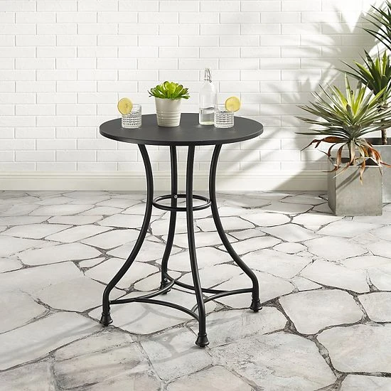 Crosley Astrid Indoor / Outdoor Metal Bistro Table 4 Crosley Astrid Indoor / Outdoor Metal Bistro Table - Image 2