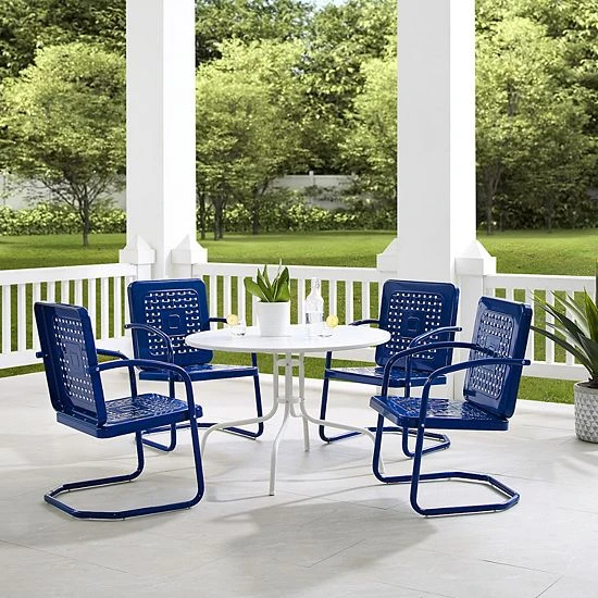 Crosley Bates Outdoor Metal Dining 5-Piece Set - Image 2