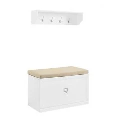 Crosley Harper Entryway 2-piece Set White