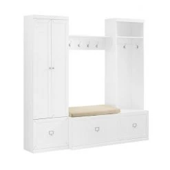 Crosley Harper Entryway 4-piece Set White