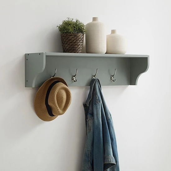 Crosley Harper Entryway Wall Shelf White - Image 2