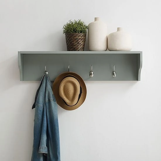 Crosley Harper Entryway Wall Shelf White - Image 3