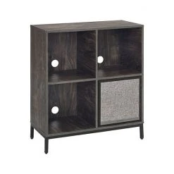 Crosley Jacobsen 4-Cube Bookcase & Speaker 2-piece Set