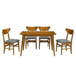 Crosley Landon 5-Piece Dining Set Acorn