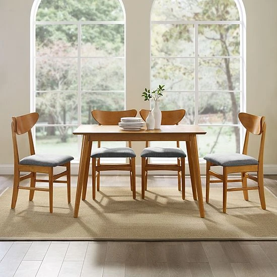 Crosley Landon 5-Piece Dining Set Acorn - Image 4
