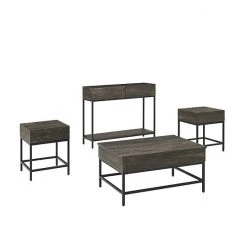 Crosley Jacobsen 4-Piece Coffee Table Set