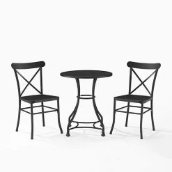 Crosley Astrid Indoor / Outdoor Patio Bistro Table & Chair 3-piece Set