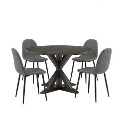 Crosley Hayden Round Dining 5-piece Set