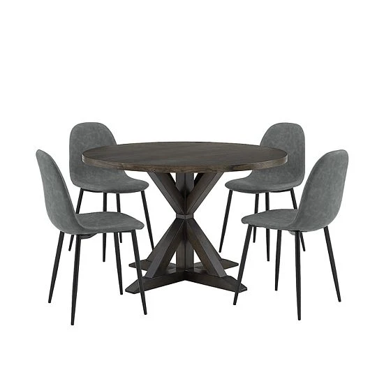 Crosley Hayden Round Dining 5-piece Set 3 Crosley Hayden Round Dining 5-piece Set