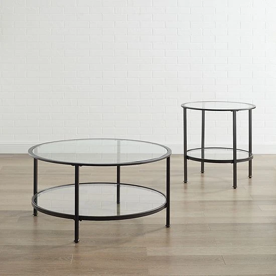 Crosley Aimee 2-Piece Coffee Table Set 4 Crosley Aimee 2-Piece Coffee Table Set - Image 2