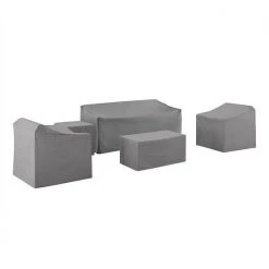 Crosley Furniture Patio Cover 5-piece Set Gray
