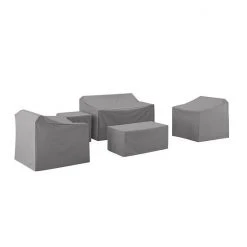 Crosley Patio Furniture Cover 5-piece Set Gray