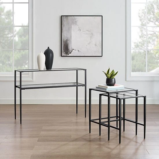 Crosley Ashton Occasional Table 3-piece Set 5 Crosley Ashton Occasional Table 3-piece Set - Image 3