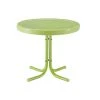 Crosley Furniture Retro Metal Side Table Key Lime