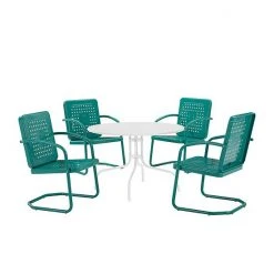 Crosley Bates 5-Piece Outdoor Metal Dining Set White Gloss 11 Crosley Bates 5-Piece Outdoor Metal Dining Set White Gloss -Crosley Shop unnamed file 514