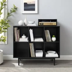 Crosley Liam 6-Cube Bookcase Black 10 Crosley Liam 6-Cube Bookcase Black -Crosley Shop unnamed file 533