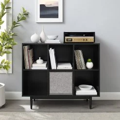 Crosley Liam 6-Cube Bookcase & Speaker 2-piece Set Walnut 12 Crosley Liam 6-Cube Bookcase & Speaker 2-piece Set Walnut -Crosley Shop unnamed file 540