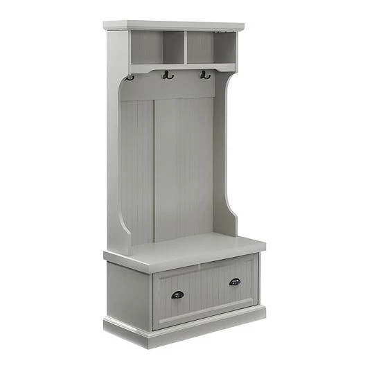 Crosley Shoreline Hall Tree Storage Bench Navy - Image 5