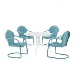 Crosley Tulip 5-Piece Outdoor Metal Dining Set Pastel Pink Gloss -Crosley Shop unnamed file 565