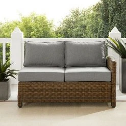 Crosley Bradenton Patio Wicker Sectional Right Side Loveseat Couch Gray Gray 16 Crosley Bradenton Patio Wicker Sectional Right Side Loveseat Couch Gray Gray -Crosley Shop unnamed file 603