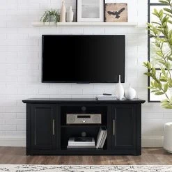 Crosley Camden Low Profile TV Stand Dark Walnut 11 Crosley Camden Low Profile TV Stand Dark Walnut -Crosley Shop unnamed file 61
