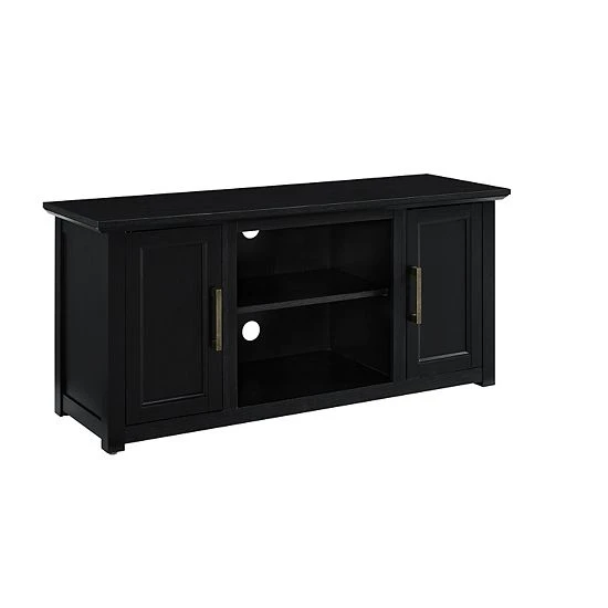Crosley Camden Low Profile TV Stand Dark Walnut 9 Crosley Camden Low Profile TV Stand Dark Walnut - Image 7