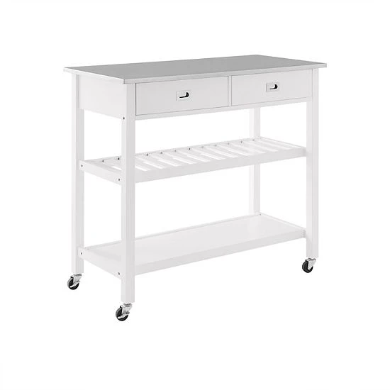 Crosley Chloe Kitchen Island/Cart Black - Image 5