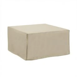 Crosley Outdoor Square Table & Ottoman Cover Tan