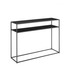 Crosley Braxton Console Table Matte Black